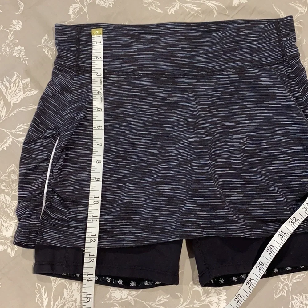 Athleta Skort EUC Black Spacedye